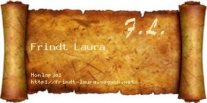 Frindt Laura névjegykártya